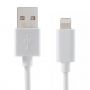 OPSO Synchronizačný a nabíjací MFi certifikovaný lightning kábel pre Apple iPhone / iPad / iPod - biely - 2m