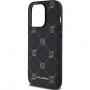 Karl Lagerfeld Karl Heads Pattern kryt s MagSafe pre iPhone 14 Pro Max - čierny