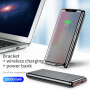 BASEUS stojanček/powerbanka 10000 mAh s bezdrôtovým nabíjaním – čierna