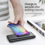 BASEUS stojanček/powerbanka 10000 mAh s bezdrôtovým nabíjaním – čierna