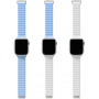 UNIQ Revix Evo obojstranný remienok pre Apple Watch 42mm / 41mm / 40mm / 38mm - modrobiely