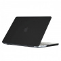 Matný transparentný kryt pre MacBook Air 15" (A2941 / A3114) - čierny