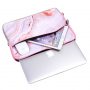 Neoprénová taška pre iPad do 13" / MacBook do 14" - ružový mramor