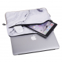 Neoprénová taška pre iPad do 13" / MacBook do 14" - biely mramor