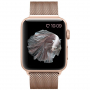 Kovový remienok milánsky ťah pre Apple Watch Ultra 49mm / 46mm / 45mm / 44mm / 42mm - ružovozlatý