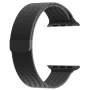 Kovový remienok milánsky ťah pre Apple Watch Ultra 49mm / 46mm / 45mm / 44mm / 42mm - čierný