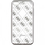 Guess 4G TPU puzdro iPhone 7 Plus/8 Plus – strieborná