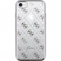 Guess 4G TPU puzdro iPhone 7 Plus/8 Plus – strieborná