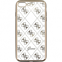 Guess 4G TPU puzdro pre iPhone 7 Plus/8 Plus – zlatá