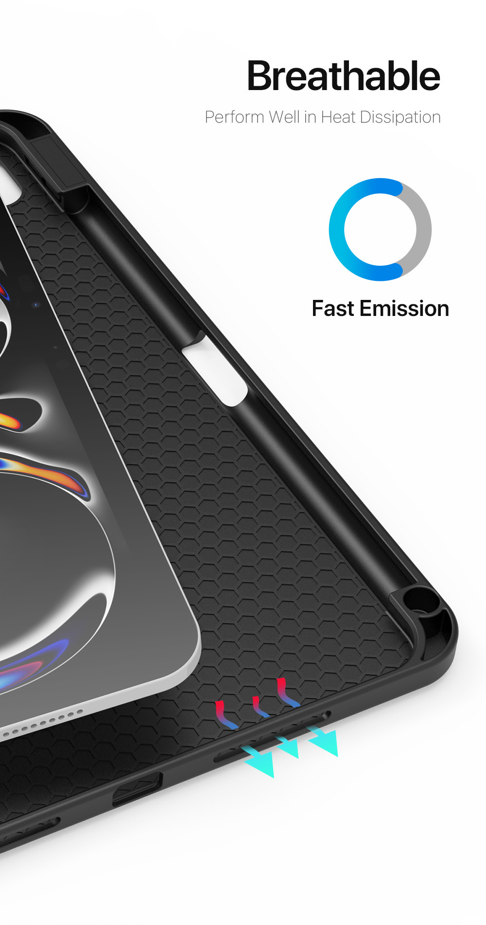 DUX DUCIS Domo puzdro s priestorom na Apple Pencil a funkciou uspania na iPad Pro 11