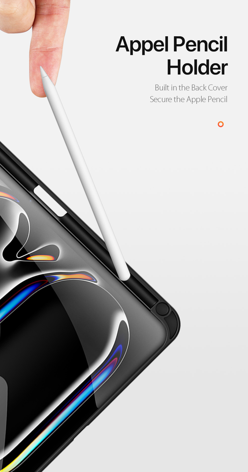 DUX DUCIS Domo puzdro s priestorom na Apple Pencil a funkciou uspania na iPad Pro 11