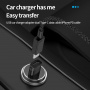 Dátový a nabíjací adaptér OTG USB-A 3.0 / USB-C female - čierny