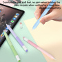 Dvojfarebný silikónový obal pre Apple Pencil (USB-C) - šedý