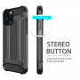 Super odolný "Armor" kryt pre iPhone 16 - strieborný