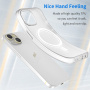 Matný priesvitný kryt s MagSafe pre iPhone 16 Plus - biely