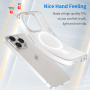 Matný priesvitný kryt s MagSafe pre iPhone 16 Pro Max - biely
