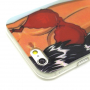 Ochranný kryt / obal s priehladným obvodovým rámečkom pre Apple iPhone 6S / 6 - sexy dievča s čiernymi vlasmi