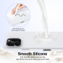 Silikónový kryt s MagSafe pre iPhone 16 Pro Max - biely