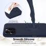 Silikónový kryt s MagSafe pre iPhone 16 Pro - tmavomodrý