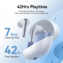 JOYROOM JR-FN2 bezdrôtové Bluetooth slúchadlá - biela