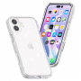 Transparentný kryt s trblietkami pre iPhone 16 - strieborný