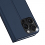 DUX DUCIS Skin Pre flipové puzdro pre iPhone 16 Pro - tmavo modré