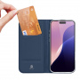 DUX DUCIS Skin Pre flipové puzdro pre iPhone 16 Pro Max - tmavo modré