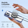 DUX DUCIS Skin X flipové púzdro s MagSafe pre iPhone 16 Pro - tmavo modré