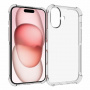 Transparentný kryt so zosilnenými rohmi pre iPhone 16 - číry