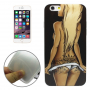 Ochranný kryt / obal s priehladným obvodovým rámečkom pre Apple iPhone 6S / 6 - sexy dievča s blond vlasmi