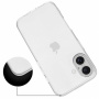 Transparentný kryt z mäkkého plastu pre iPhone 16 Plus - číry