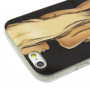 Ochranný kryt / obal s priehladným obvodovým rámečkom pre Apple iPhone 6S / 6 - sexy dievča s blond vlasmi