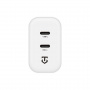 Tactical Base Plug Dual nabíjací adaptér s portami 2x USB-C - 40W - biely