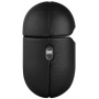 FIXED PodsLeather kožený obal pre AirPods 3 - čierny