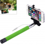 Teleskopická selfie tyč / monopod s drôtovou spúšťou pre iPhone - dĺžka 101,4 cm - zelená