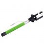 Teleskopická selfie tyč / monopod s drôtovou spúšťou pre iPhone - dĺžka 101,4 cm - zelená