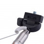 Teleskopická selfie tyč / monopod s drôtovou spúšťou pre iPhone - dĺžka 101,4 cm - modrá