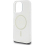 Guess IML Glitter Ring kryt s MagSafe pre iPhone 16 Pro Max - číry
