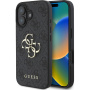 Guess 4G Metal Logo kryt pre iPhone 16 Plus - sivý