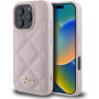 Guess Quilted kryt pre iPhone 16 Pro - ružový