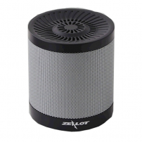 Bezdrôtový Bluethoot stereo reproduktor s 2000mAh batériou a slotom pre 32GB pameťovú kartu - sivý