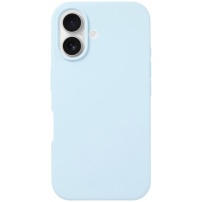 Silikónový kryt pre iPhone 16 - svetlo modrý