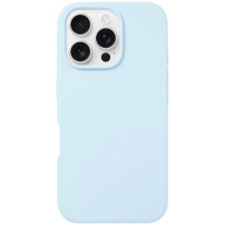 Silikónový kryt pre iPhone 16 Pro - svetlo modrý