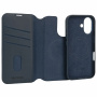Decoded Detachable Wallet 2v1 odnímateľné flipové puzdro pre iPhone 16 - tmavo modré