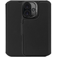 Decoded Detachable Wallet 2v1 odnímateľné flipové púzdro pre iPhone 16 Plus - čierne