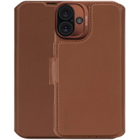 Decoded Detachable Wallet 2v1 odnímateľné flipové puzdro pre iPhone 16 Plus - hnedé