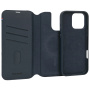 Decoded Detachable Wallet 2v1 odnímateľné flipové puzdro pre iPhone 16 Pro - tmavo modré