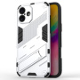 Odolný ochranný kryt so stojanom pre iPhone 16 Plus - biely