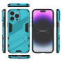 Odolný ochranný kryt so stojanom pre iPhone 16 Pro - modrý