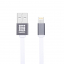 HAWEEL synchronizačný a nabíjací kábel s duálnym konektorom 2v1 USB-A / Lightning / micro USB pre Apple a ďalšie zariadenia - 1 m - biely